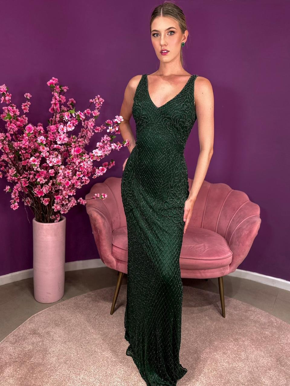 Amélia Verde - Aluguel de Vestido em Florianópolis | Sassy Dressy