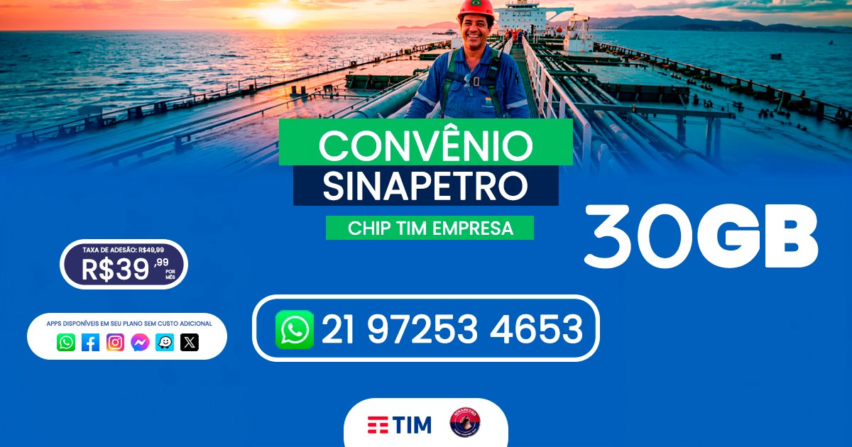 Convênio SINAPETRO com a TIM