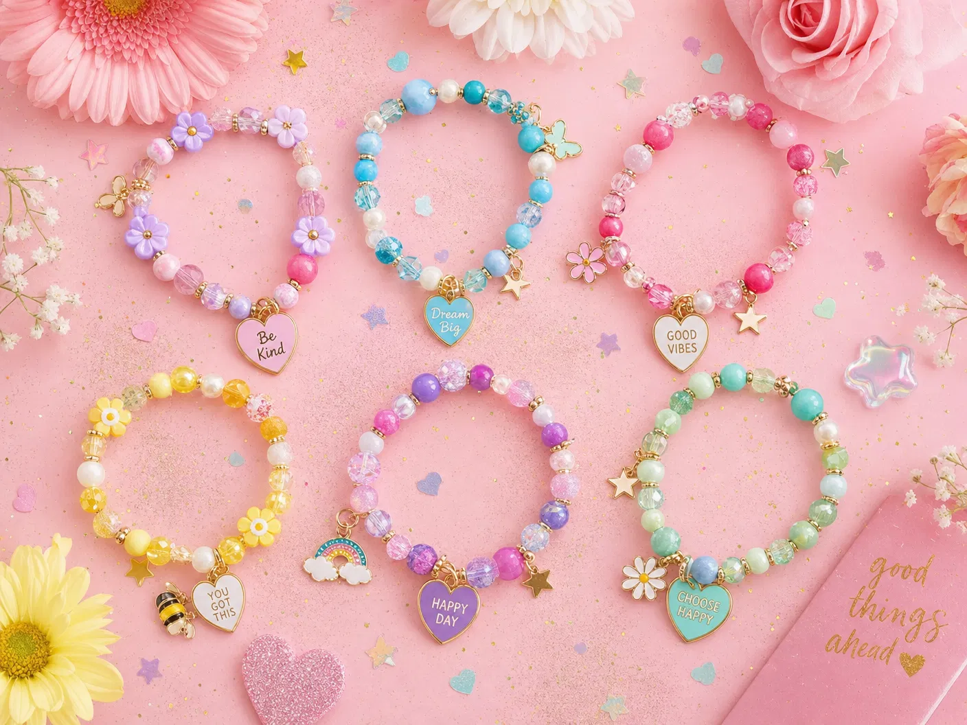 Bracelet flat lay