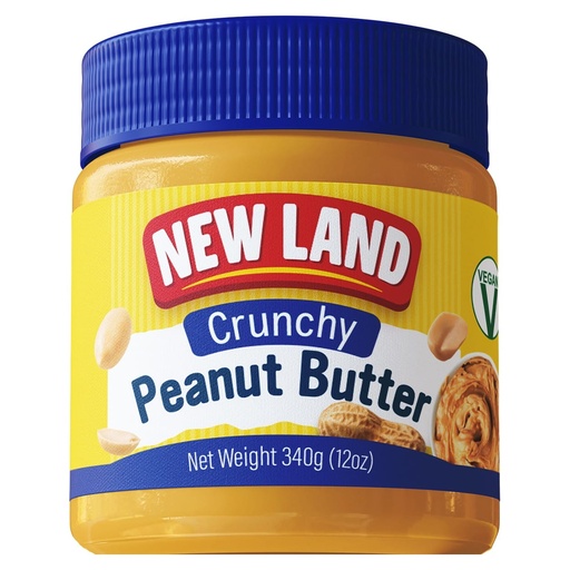 نيولاند زبدة الفول السوداني كرنشي 340 غم