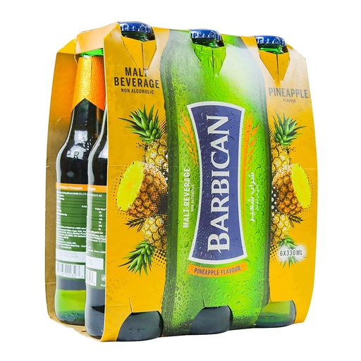 بربيكان اناناس زجاج  330 مل