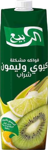 عصير الربيع فواكه مشكلة وكيوي وليمون 1 لتر