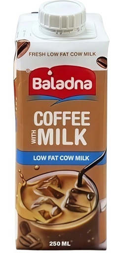 بلدنا قهوة مثلجة مع حليب 250 مل * 24