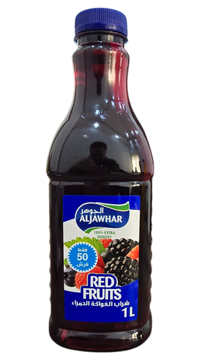 عصير الجوهر فواكة حمراء 1 لتر