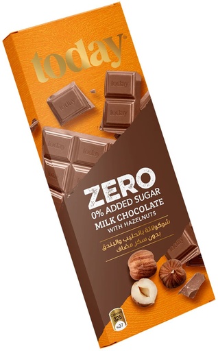 توداي بار شوكلاتة بالبندق زيرو 60  غم
