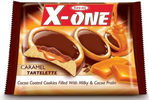 اكس ون بسكويت كراميل 21 غم