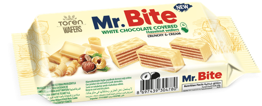 تورين مستر بايت ويفر شوكولاتة بيضاء 38 غم