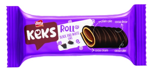 بيفا رول كيك مغطاة بالكاكاو 50 غم