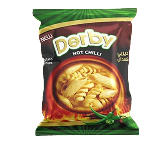 ديربي شيبس حار 14 غرام