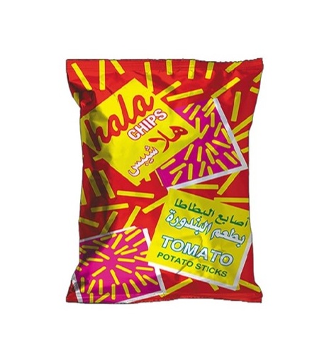 شيبس هلا اصابع بندورة 25 غم *100