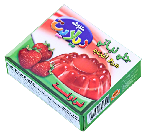 نون ديلايت جيلي نباتي بنكهة الفرولة 85 غم