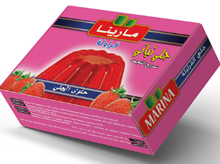 مارينا جيلي نباتي فراولة 85 غم