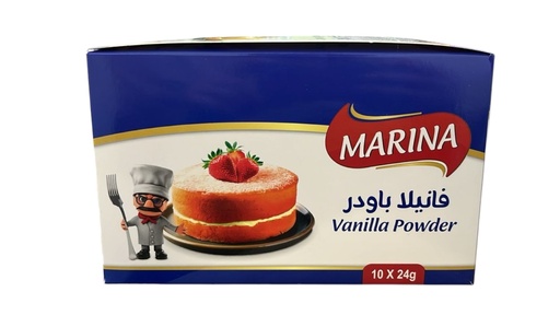 مارينا فانيلا باودر 10 غم *24