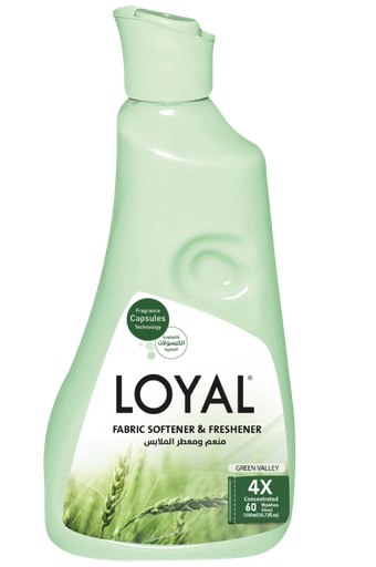 لويال منعم و معطر ملابس اخضر 1.5 لتر
