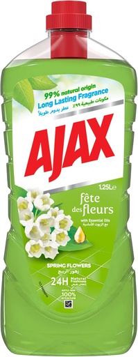 اجاكس معطر ارضيات زهور الربيع 1.25 لتر بالحبة