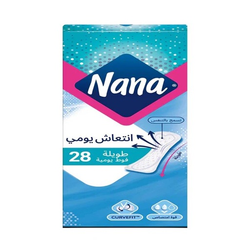 نانا فوط صحية يومية طويلة 28 قطعة*15