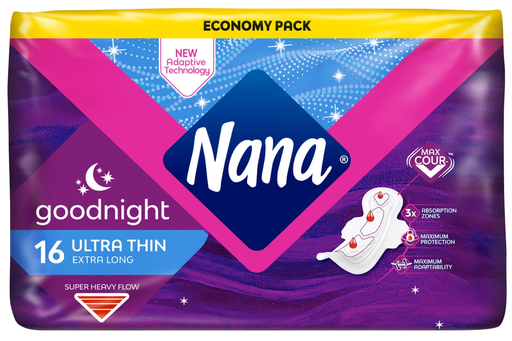 نانا فوط الترا ليلي رفيعة طويلة جدا 16 قطعة