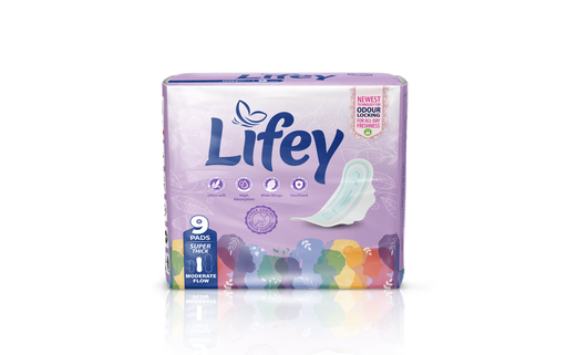 لايفي فوط نسائية سوبر سميكة * 9 فوطة