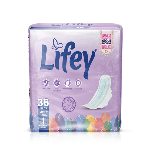 لايفي فوط نسائية سوبر سميكة * 36 فوطة