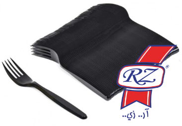 ار زي شوك بلاستك اسود ك 50 قطعة