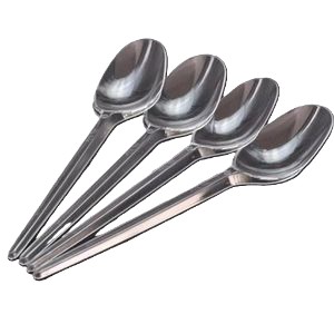 ار زي معالق شاي  بلاستك شفاف  50بالحبة