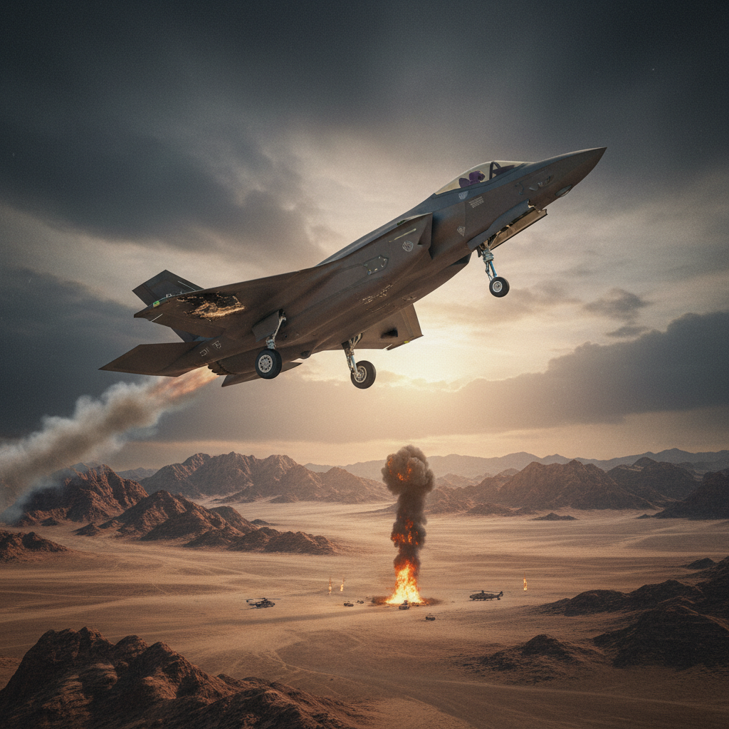 F-35戰機疑遭伊朗火力擊中：中東衝突升級與科技戰新維度深度分析