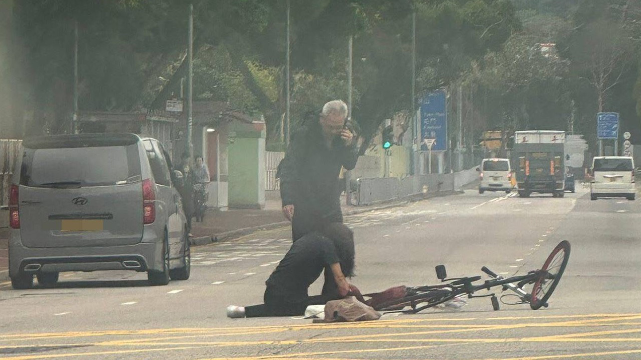 元朗私家車撞單車釀一傷:新界區道路安全問題再受關注!