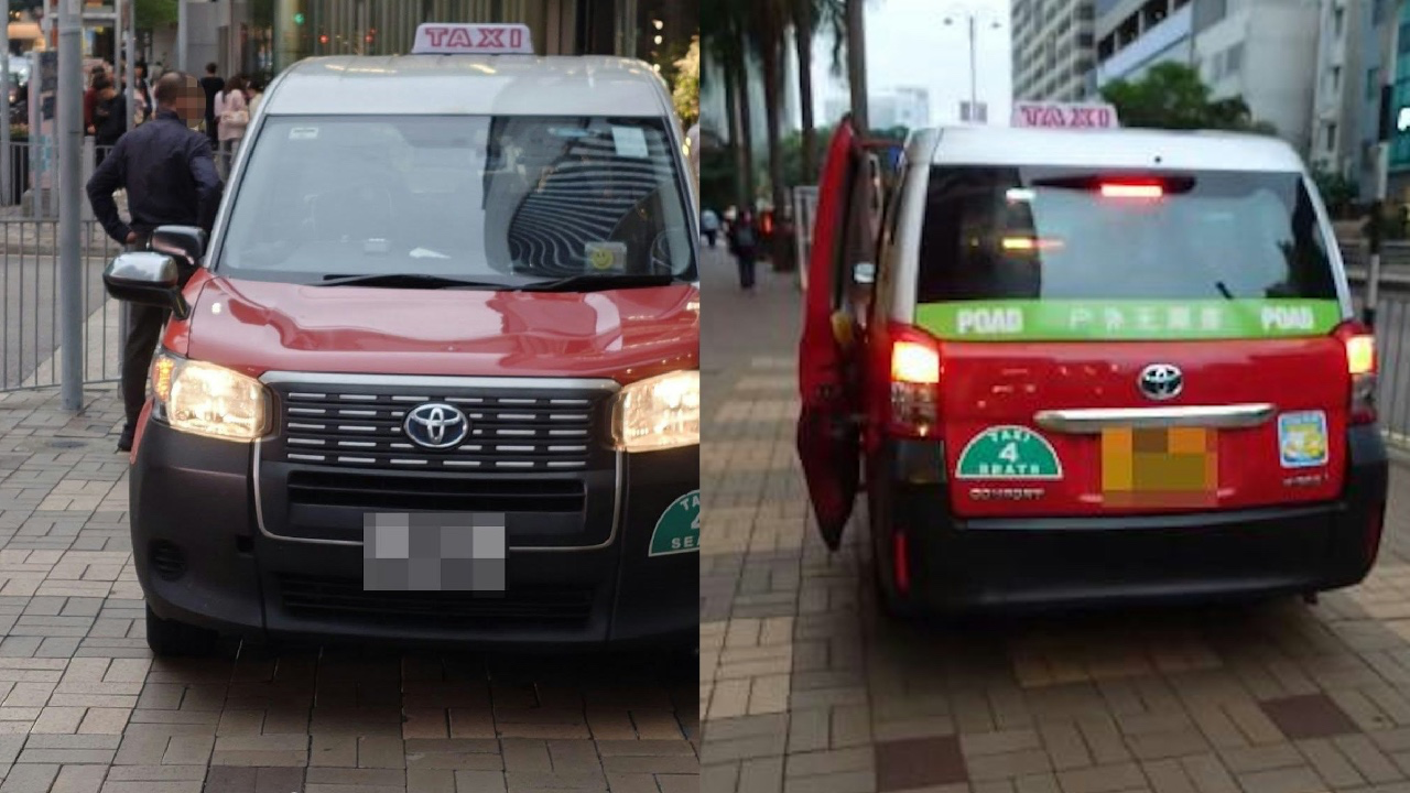 無法無天！紅的直衝尖沙咀行人路落客，途人雞飛狗走險釀禍！