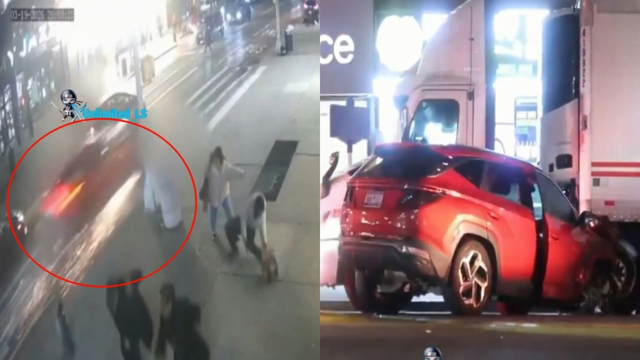 人間煉獄!紐約毒駕狂徒撞飛單車客,捲入車底狂拖數十米爆火花!