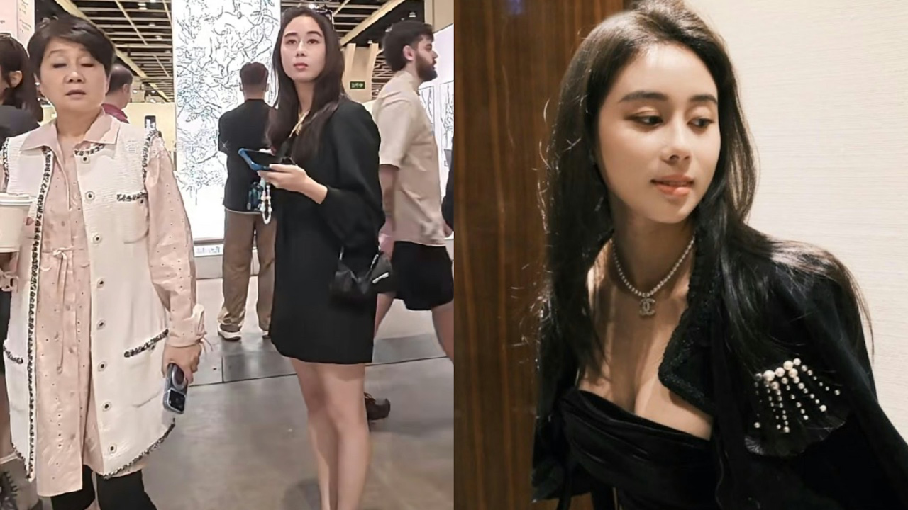 賭王四太梁安琪母女現身2026巴塞爾藝術展香港預展,會展同框貴氣吸睛!何超欣露趾涼鞋掀名媛穿搭熱議