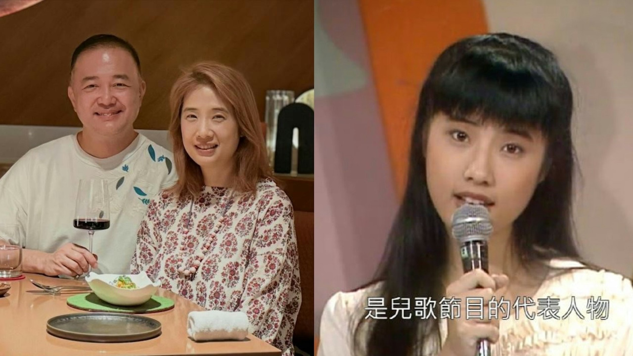《閃電傳真機》前主持吳晶晶罕露面 結婚30周年合照曝光 凍齡氣質勾起童年回憶被指撞樣關秀媚