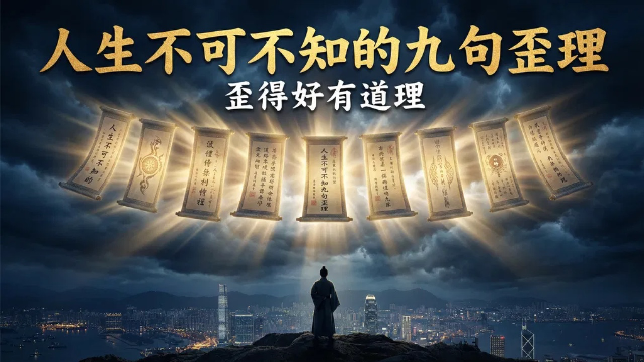 打破你嘅認知!九句顛覆傳統嘅人生哲理,歪得令人啞口無言