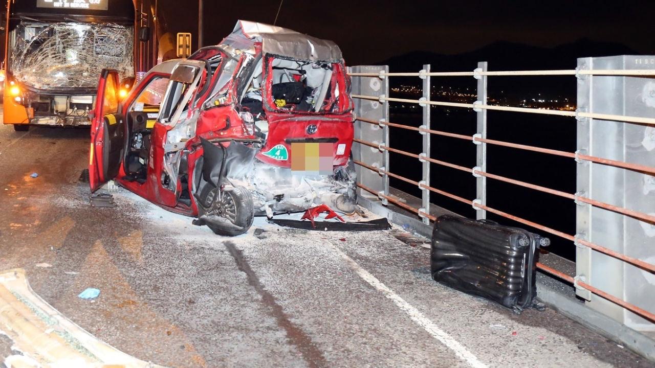 青馬大橋兩死車禍:故障的士慢線遭巴士猛撞,揭示橋面設計與公共安全隱憂