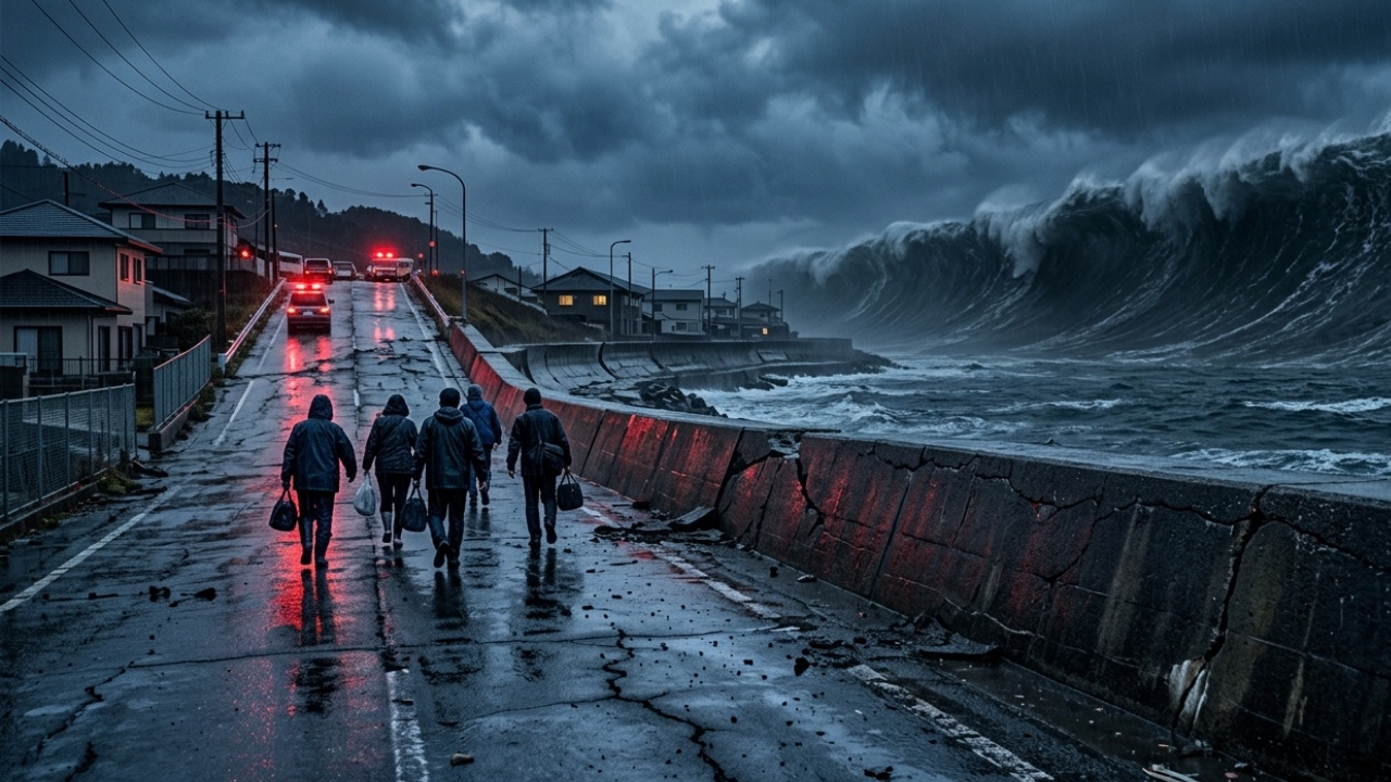 日本東北7.7級大地震！182市鎮被拉入高危圈！高市早苗急叫撤離！交通、沿岸城市、核安全進入高壓狀態！