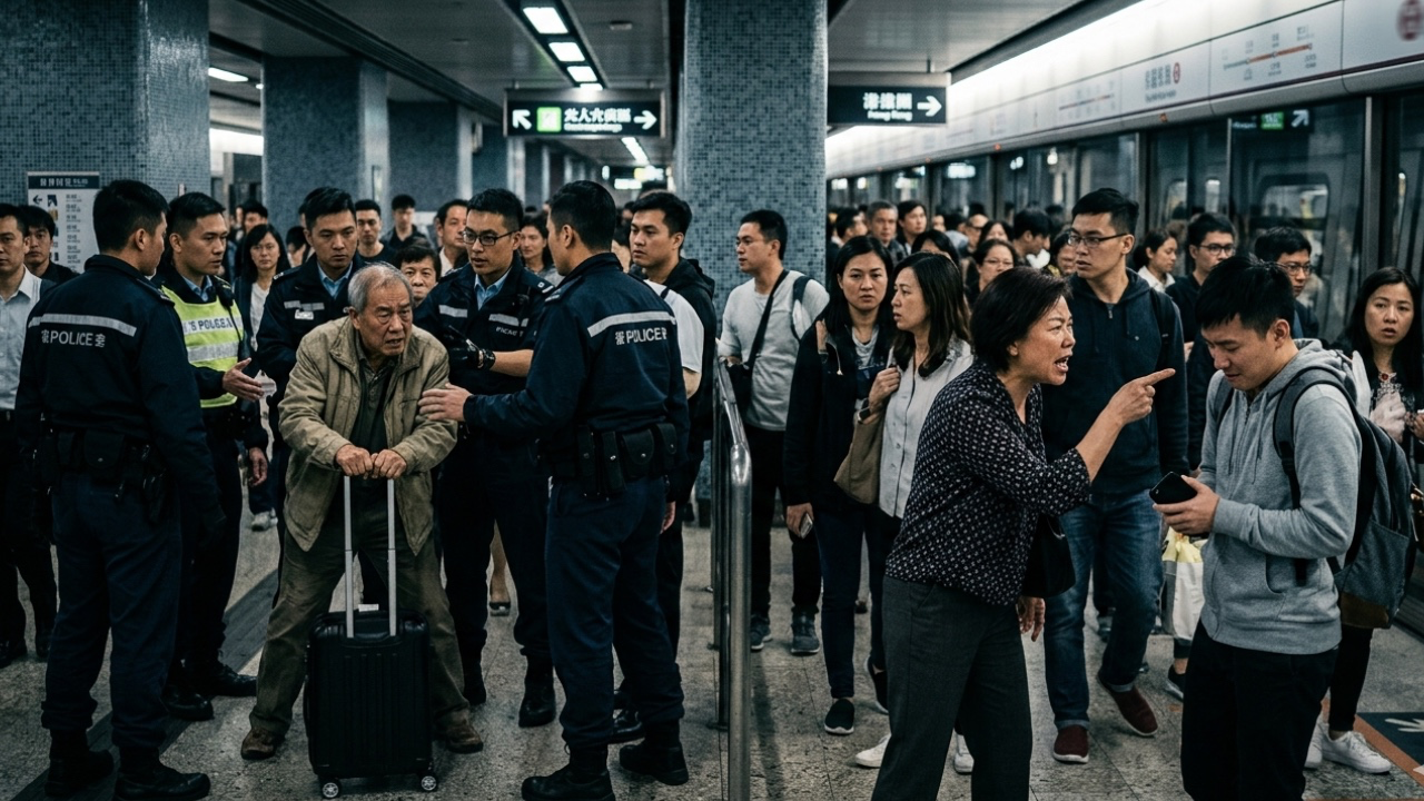 【港鐵兩大奇葩事】電動行李箱阿伯挑釁警察：「告我囉」｜大媽「有薑你就行出嚟」霸氣KO惡男！