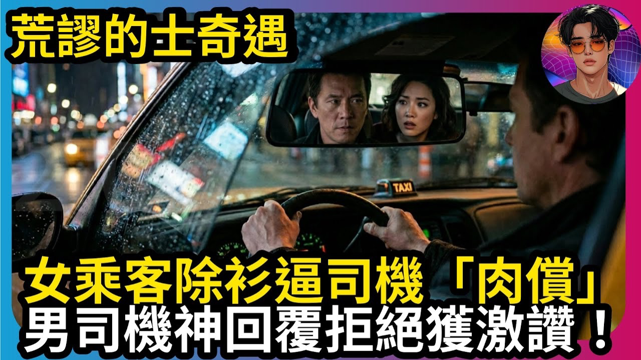 【荒謬的士奇遇】女乘客除衫逼司機「肉償」！男司機神回覆拒絕獲激讚！