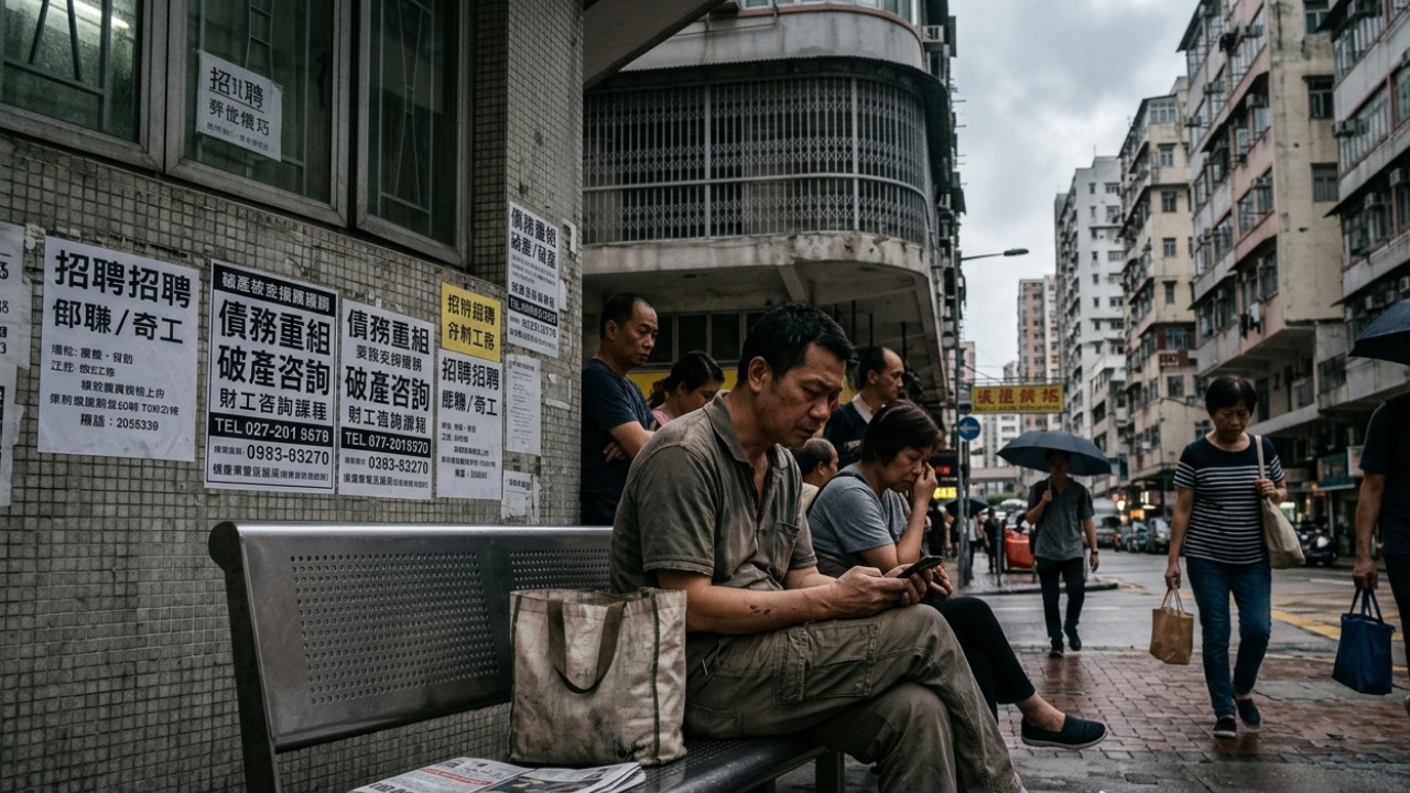 【失業清盤潮】失業率升但失業人數升！萬宗破產！香港經濟暗湧有幾深？