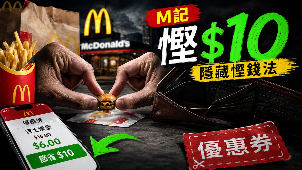 【麥當勞瘋狂加價】漢堡縮水變馬卡龍！點解豬柳蛋漢堡要走蛋？隱藏慳錢秘技大揭秘！