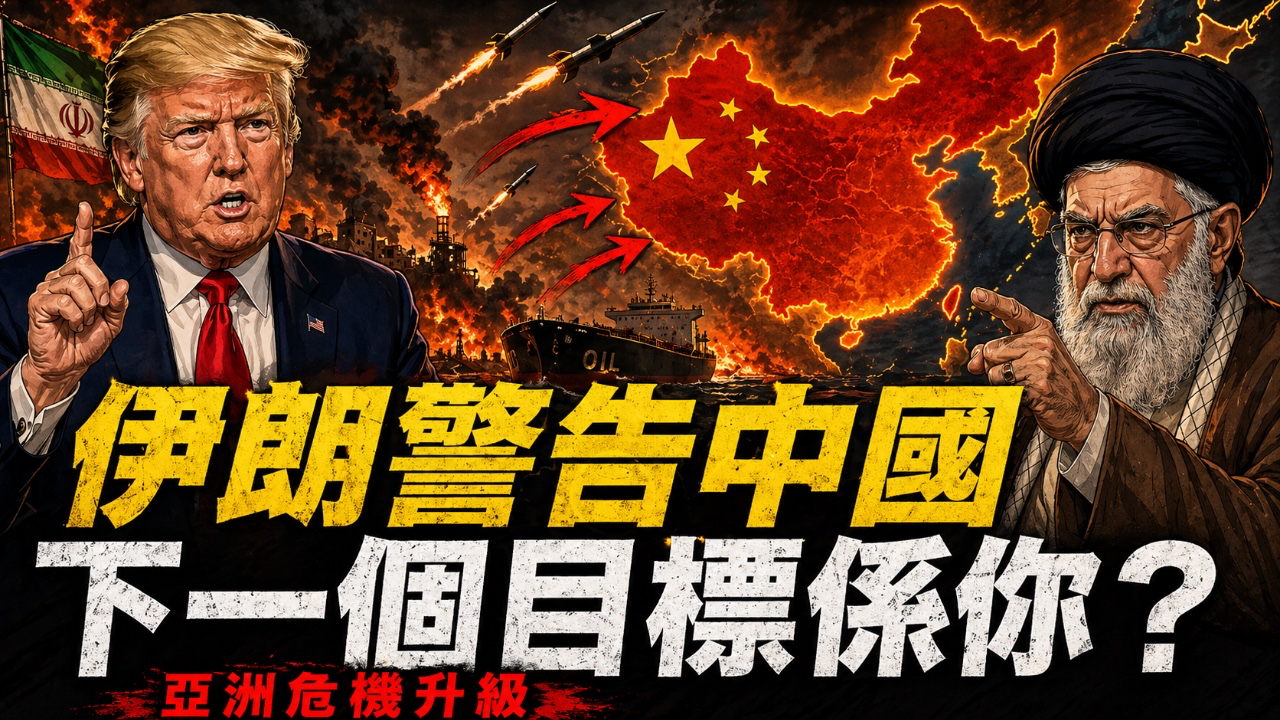 【伊朗警告中國】「下一個目標係你！」中東戰火唔只係新聞，而係一個牽動亞洲地緣政治嘅危險訊號！