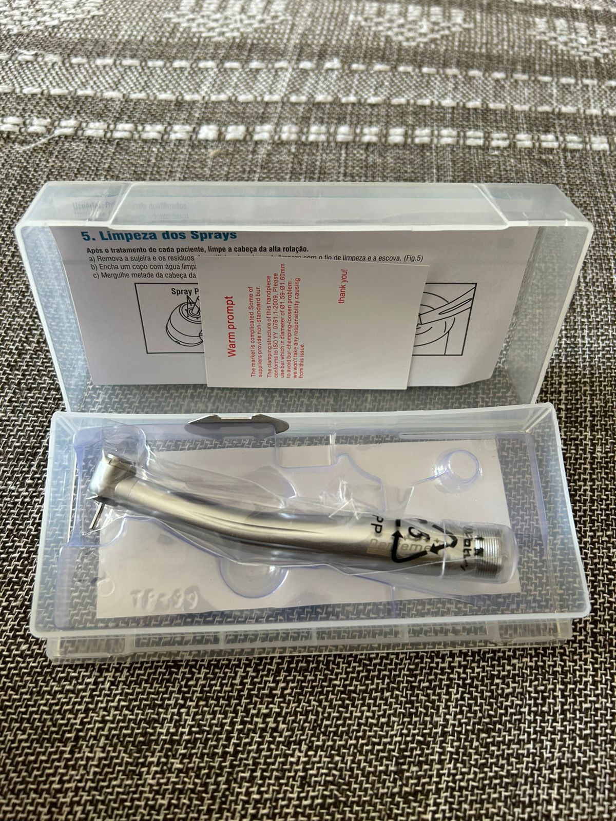 caneta de alta rotação dentemed nunca usada