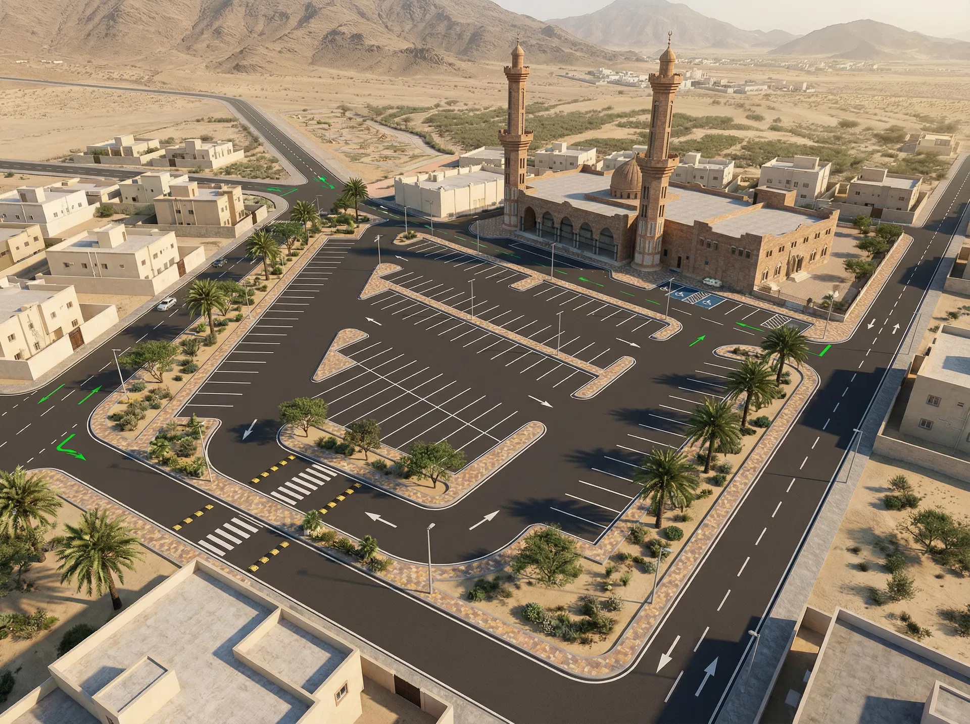 المنظور الجوي المقترح