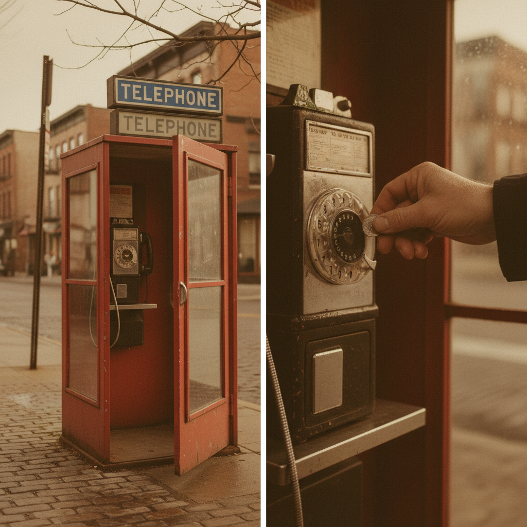 Illustration for The Corner Phone Booth and the Call You Had to Make
