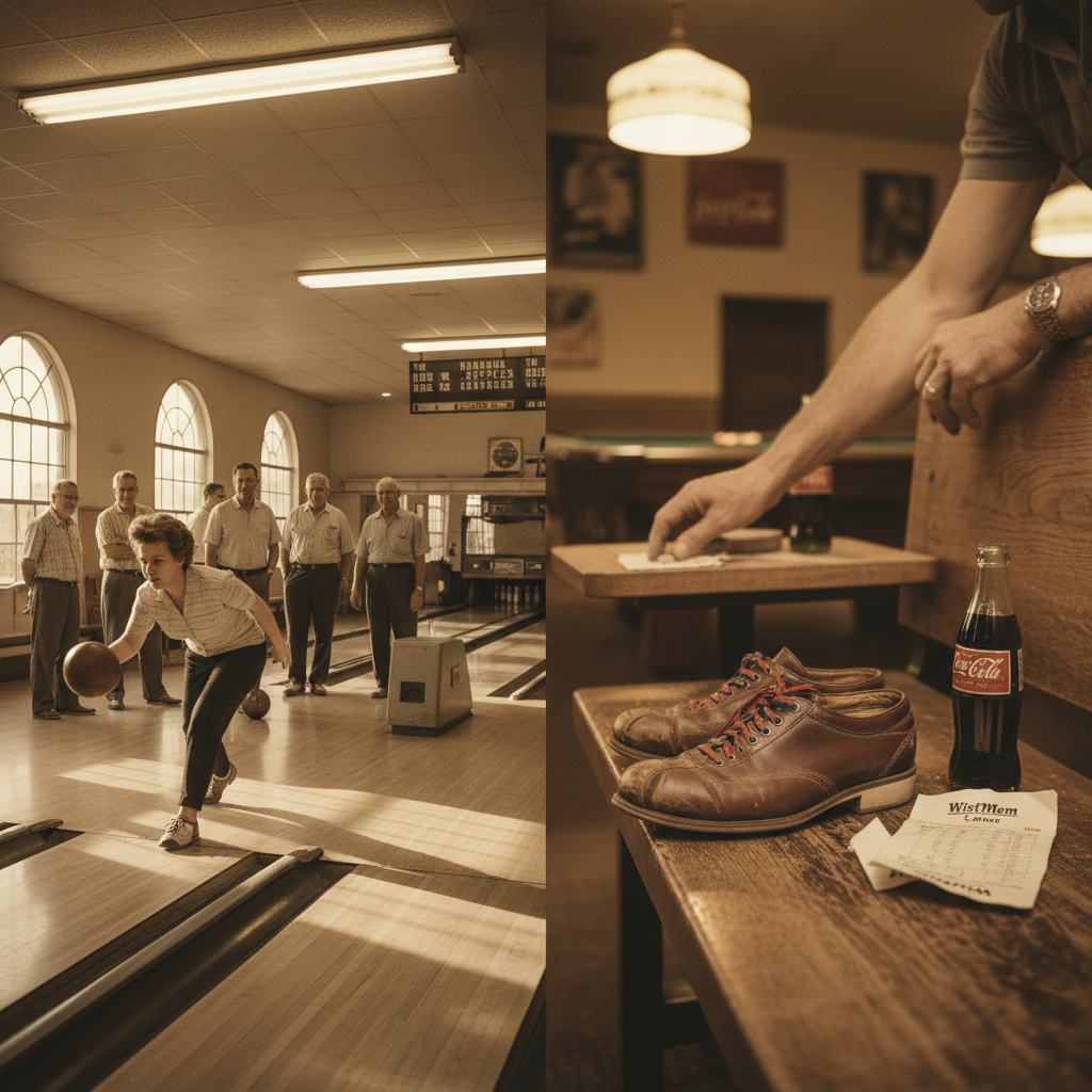 A closer memory of The Bowling Alley on League Night