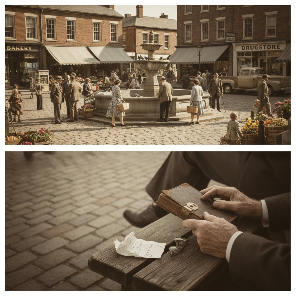 A closer memory of The Town Square on Saturday Morning