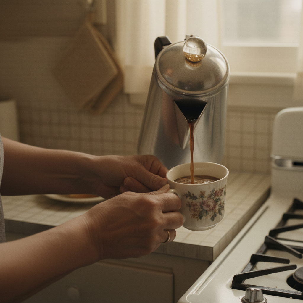 A closer memory of The Percolator Coffee Pot