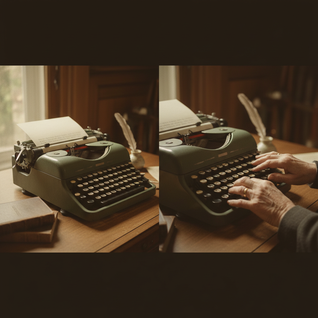 A closer memory of The Typewriter Clatter