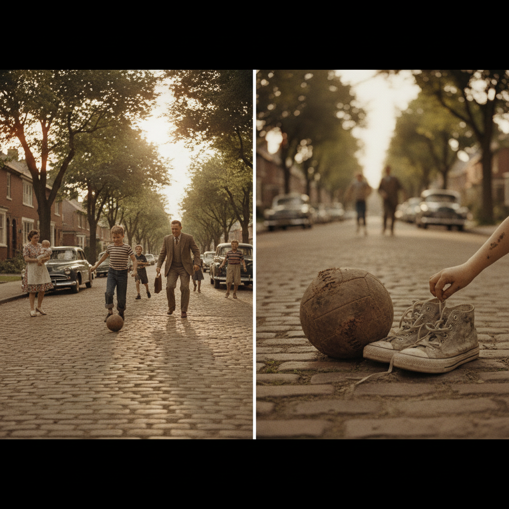 Illustration for The Neighbourhood Kickabout on the Street