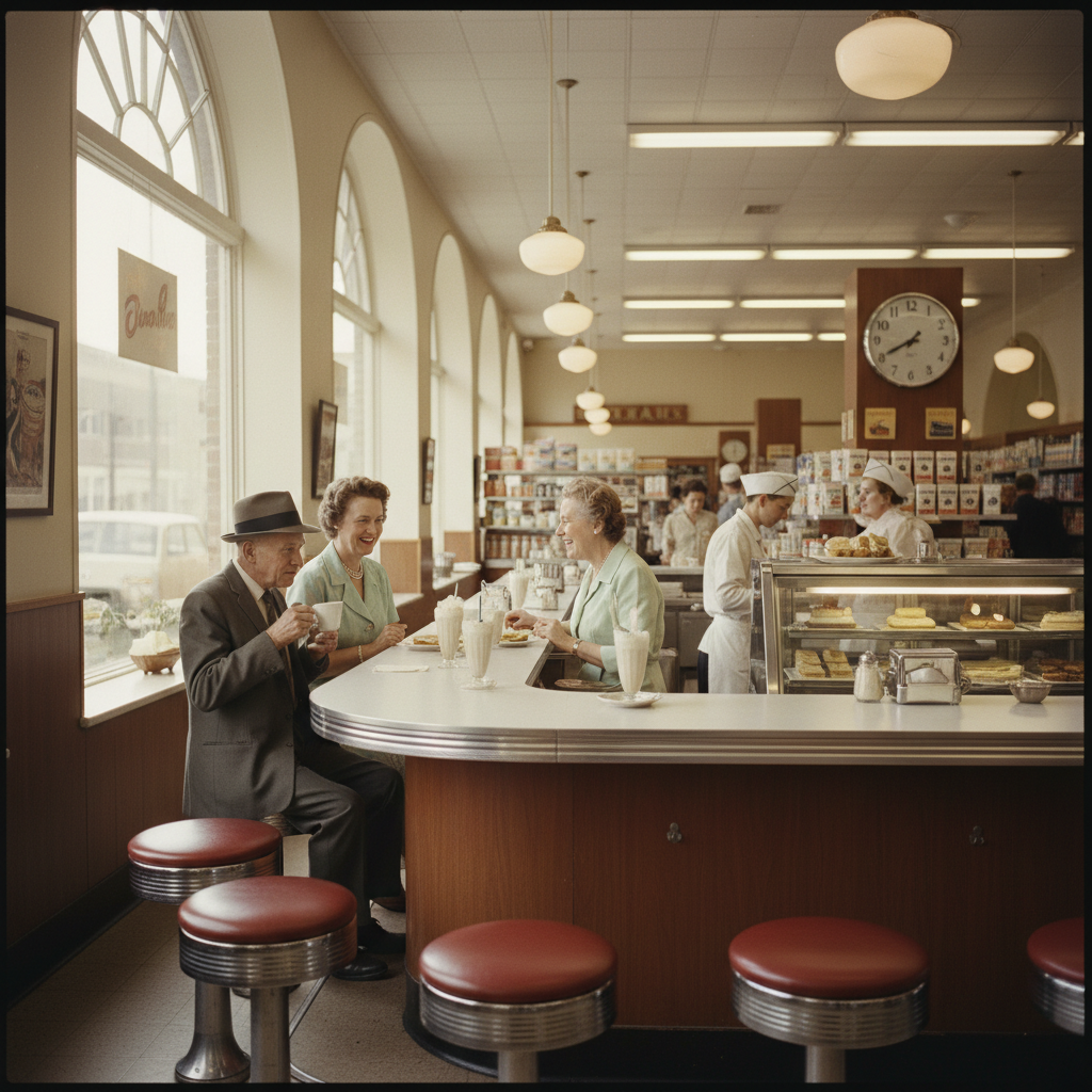 The Department Store Lunch Counter — a remembered scene