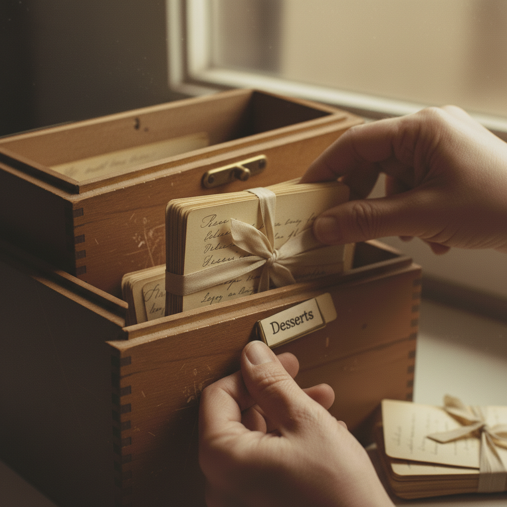 A closer memory of The Handwritten Recipe Box