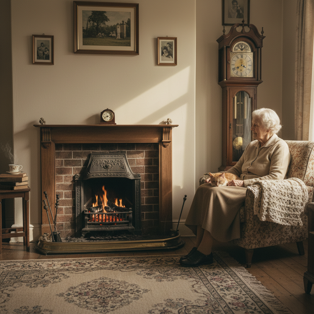 Illustration for The Coal Fire in the Front Room
